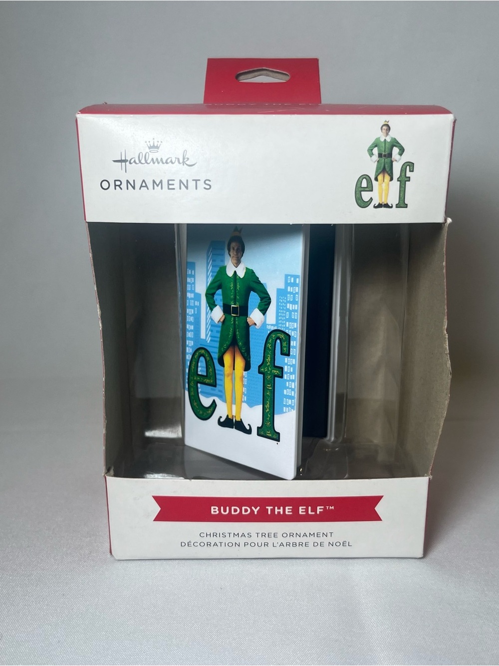 Hallmark Buddy the Elf VHS Christmas tree Ornament